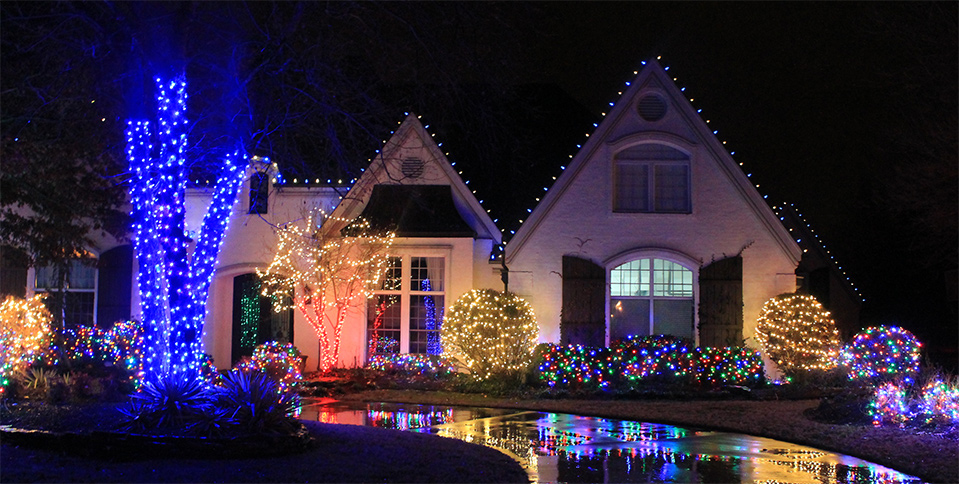 Christmas Lighting | Proactive Landscaping | Tulsa